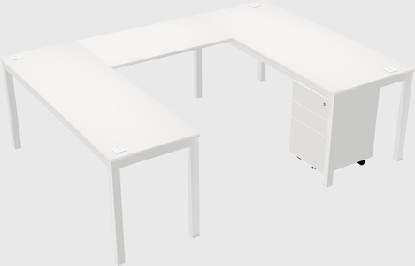 U-shaped desk