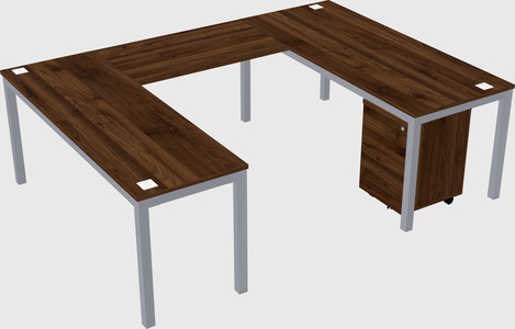 U-shaped desk