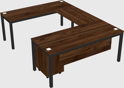 U-shaped desk