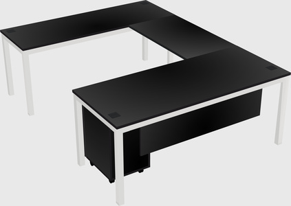 U-shaped desk