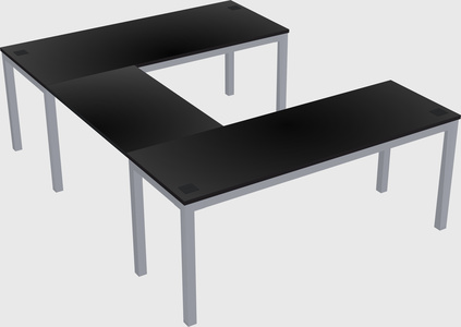 U-shaped desk