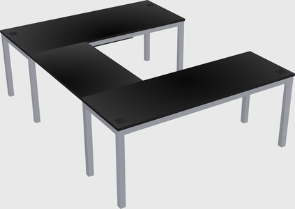 U-shaped desk