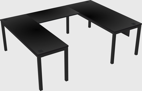 U-shaped desk