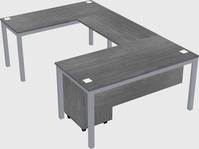 U-shaped desk