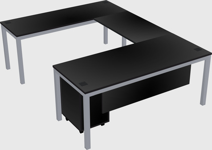U-shaped desk