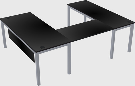 U-shaped desk