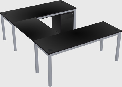 U-shaped desk