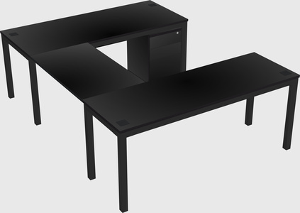 U-shaped desk