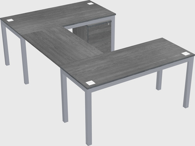 U-shaped desk