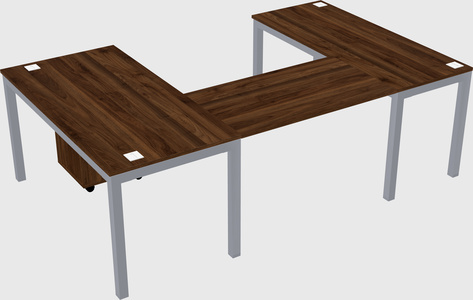 U-shaped desk