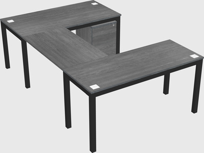 U-shaped desk