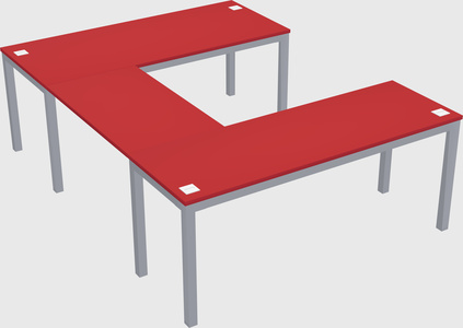 U-shaped desk
