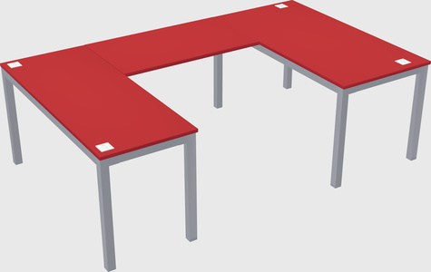 U-shaped desk