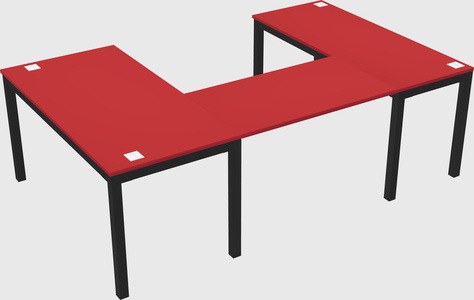 U-shaped desk