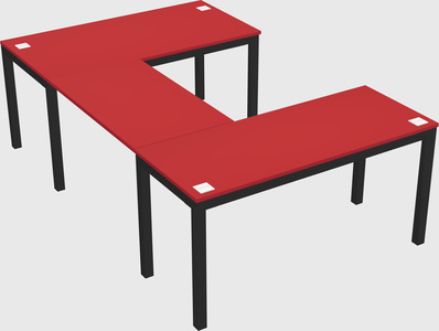 U-shaped desk