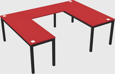 U-shaped desk