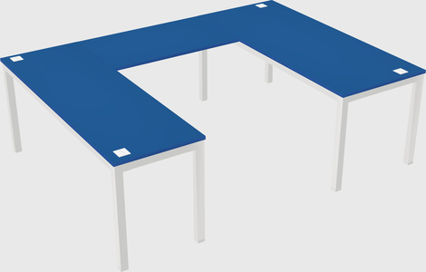 U-shaped desk