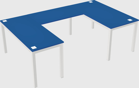 U-shaped desk