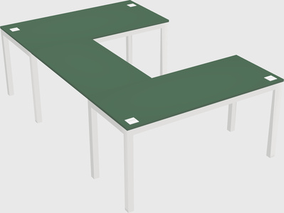 U-shaped desk