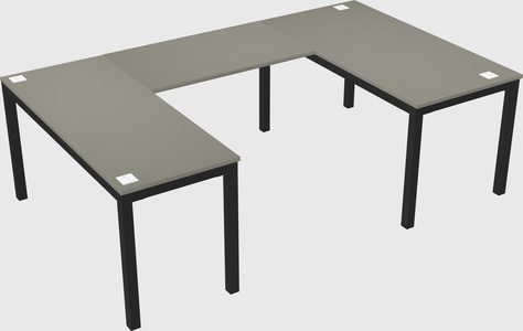 U-shaped desk