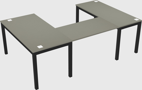 U-shaped desk