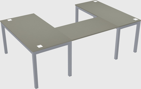 U-shaped desk