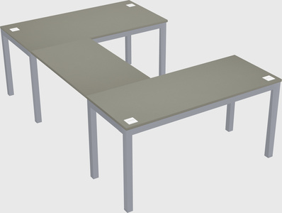 U-shaped desk