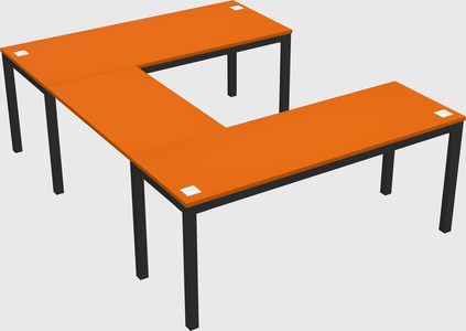 U-shaped desk
