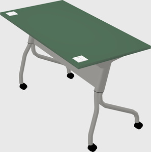 Flip-top table