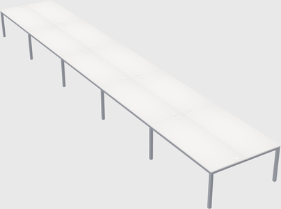 Shared rectangular desk
