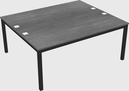 Shared rectangular desk