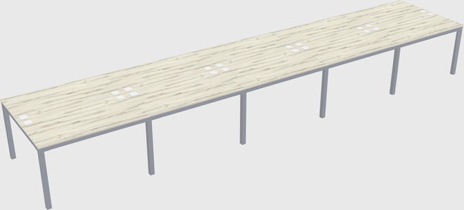 Shared Rectangular Desk