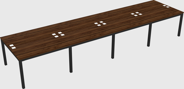 Shared Rectangular Desk