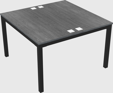 Shared rectangular desk