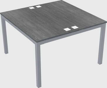 Shared rectangular desk