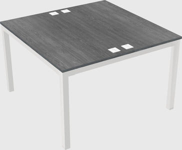 Shared rectangular desk