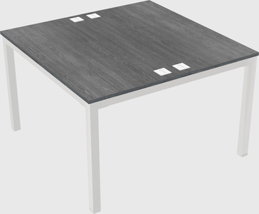 Shared rectangular desk