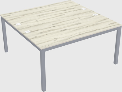 Shared rectangular desk