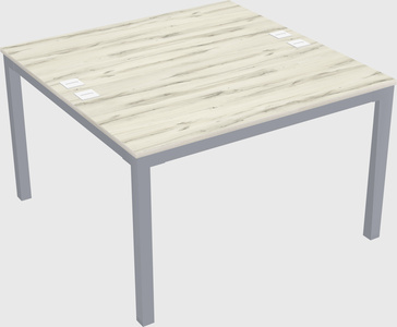 Shared rectangular desk