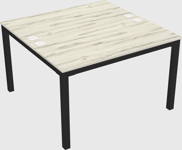 Shared rectangular desk