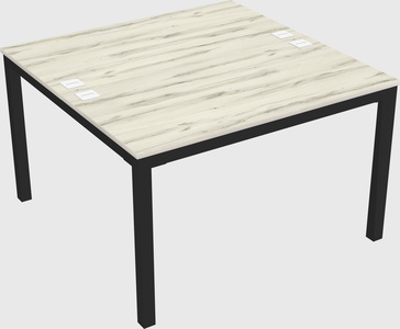 Shared rectangular desk