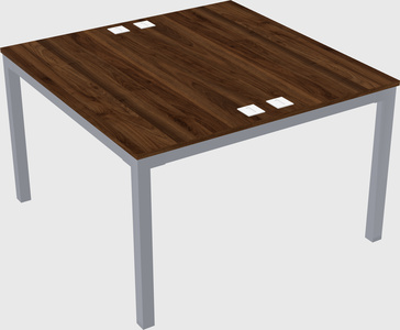 Shared rectangular desk