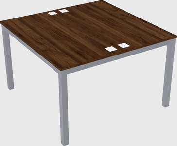 Shared rectangular desk