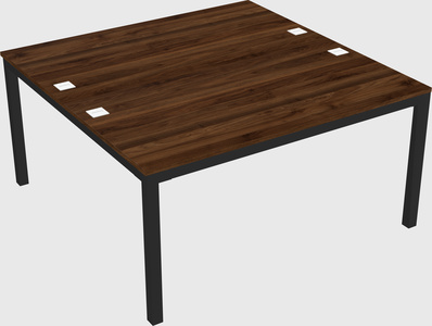 Shared rectangular desk