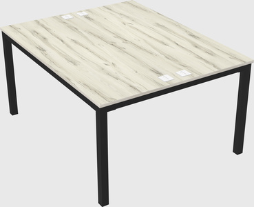 Shared rectangular desk