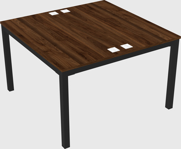 Shared rectangular desk