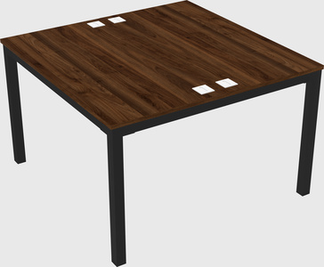 Shared rectangular desk