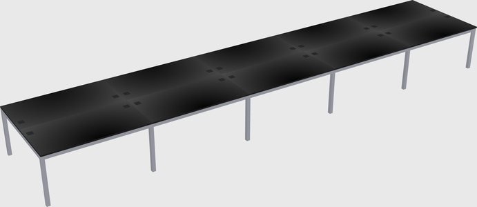 Shared Rectangular Desk