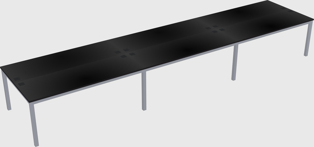 Shared Rectangular Desk