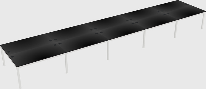 Shared Rectangular Desk
